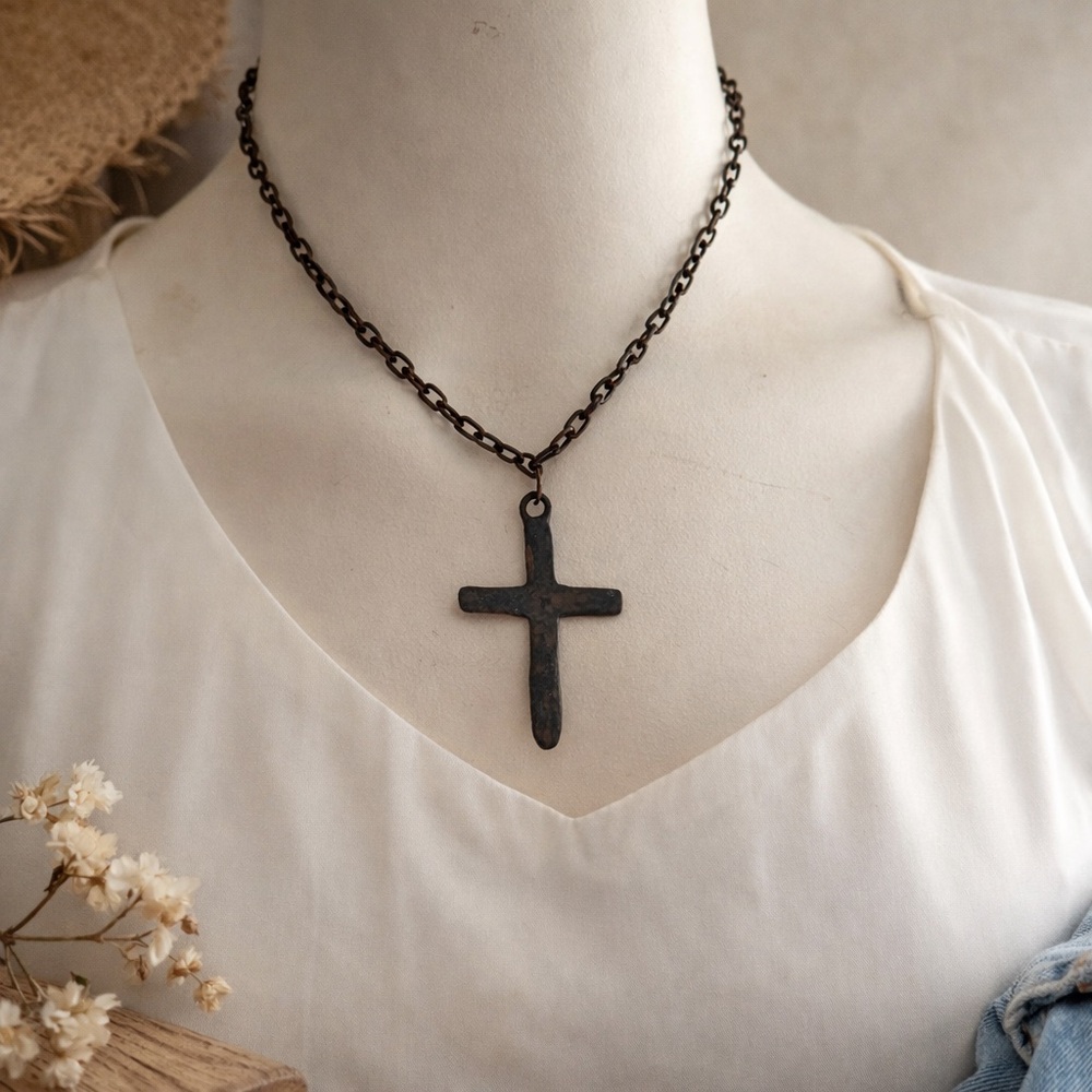 Rest Easy Rustic Cross